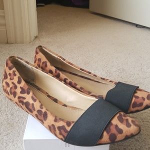 Cheetah print shoes, size 7.5
